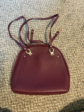 Maroon purse